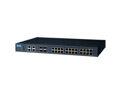 Advantech - 24GE+4G Combo Port Managed Switch w/ Wide Temp by Advantech