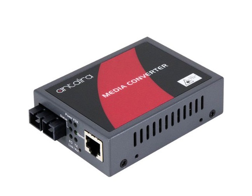 EMC-0201-SC-WA-S2 - 10/100TX To 10/100FX Single Fiber Media Converter; Single-mode by ANTAIRA