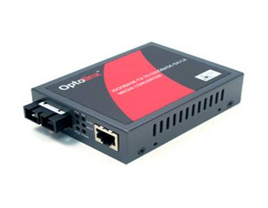 FCU-3002A-SC-S2 - 10/100/1000TX To 1000LX Media Converter, Single-Mode 20KM, SC Connectors by ANTAIRA