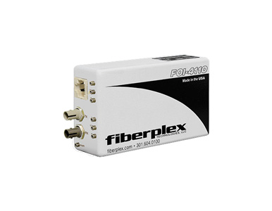 FOI-4110-RS-ST - Isolator  Media Converter for 10  100Base-T Ethernet  100Base-FX, RFI suppressed, Singlemode ST optics by PATTON