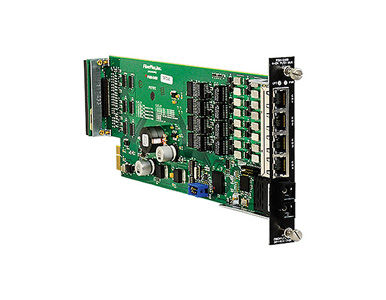 FOM-5400-L12 - Isolator Multiplexer for (4) T/E Carrier (DS0 to E2 rates, ISDN PRI), Multimode LC optics, Slide-in card for RMC- by PATTON