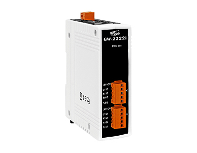 ICP DAS GW-2222i - Modbus/TCP to RTU/ASCII Gateway with 2-port Ethernet Switch and 2 Isolated RS-232 Port by ICP DAS