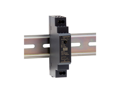 Mean Well HDR-15-15 - AC-DC Ultra slim DIN rail power supply; Input range 85-264VAC; Output 15VDC at 1A by MEANWELL