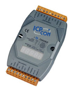 I-7080BD - I-7080B with LED display by ICP DAS