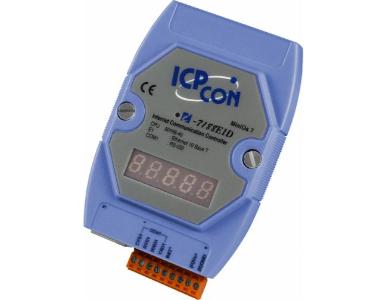 I-7188E1D - 1 Serial Port to Ethernet Converter / Intelligent Controller with 7 segment display, 40 Mhz CPU. by ICP DAS
