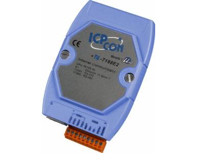 I-7188E2 - 2 Serial Ports to Ethernet Converter / Intelligent Controller with 40 Mhz CPU, without display. by ICP DAS
