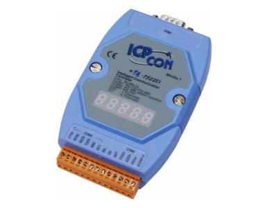 ICP DAS I-7522D - Embedded Communication Controller with 2 ports and Display. Supports operating temperatures between -25 to 75C by ICP DAS