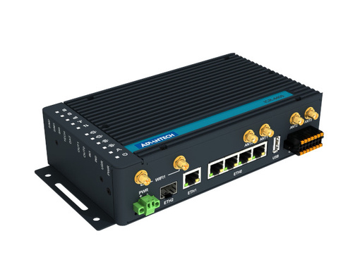 ICR-4461W3S - ICR-4400, GLOBAL, NAM, 5x Ethernet, 1x RS232, 1x RS485, CAN, PoE PSE+, Wi-Fi, SFP, USB, SD, Without Accessories by Advantech/ B+B Smartworx