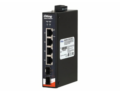IDGS-C1042GP+ - Industrial 6-port Unmanaged Gigabit Ethernet Switch with 4x10/100/1000/2500Base-T(X) and 2 x1G/10GBase-X, SFP so by ORing Industrial Networking