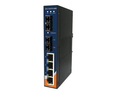 IES-1042FX-SS-SC - Slim Type 4x 10/100TX (RJ-45) + 2 x 100FX (Single Mode / SC) by ORing Industrial Networking