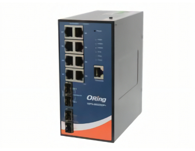 IGPS-9822DGP+ - 8GE PoE + 2 100/1G/2.5G SFP + 2 1G/10G SFP Managed Ethernet Switch, IEEE 802.3af/at by ORing Industrial Networking