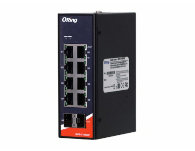 IGPS-C1082GP - 8GE PoE + 2G SFP Cost-effective Unmanaged Ethernet Switch, IEEE 802.3af/at by ORing Industrial Networking