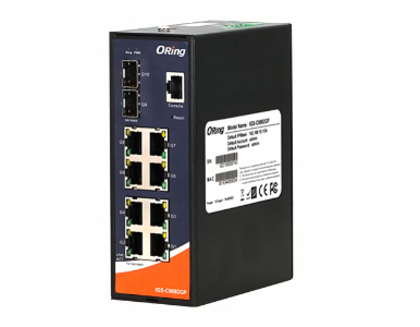 IGS-C9082GP - 10-port managed switch; 8GE + 2 1G/2.5G SFP socket by ORing Industrial Networking
