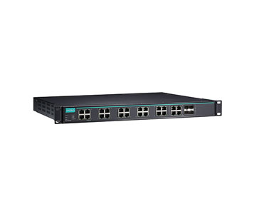 IKS-G6524A-20GSFP-4GTXSFP-HV-HV - Layer 2 Full Gigabit managed Ethernet switch with 20 100/1000BaseSFP slots and 4 10/100/1000Ba by MOXA