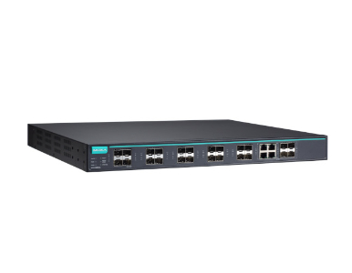 Moxa IKS-G6824A-4GTXSFP-HV-HV - Layer 3 Full Gigabit managed Ethernet switch with 20 10/100/1000BaseT(X) ports, and 4 10/100/100 by MOXA