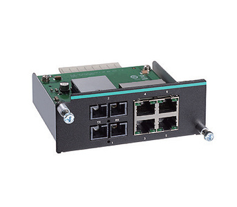 IM-6700A-2MSC4TX - Fast Ethernet module with 2 multi-mode 100BaseFX ports with SC connectors and 4 10/100BaseT(X) ports by MOXA