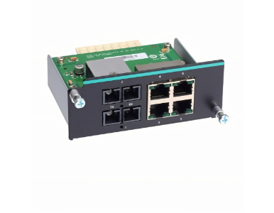 Moxa IM-6700A-2SSC4TX - Fast Ethernet module with 2 single-mode 100BaseFX ports with SC connectors and 4 10/100BaseT(X) ports by MOXA