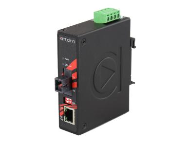 Antaira IMC-C1000-WA-M - Compact Industrial Gigabit Ethernet Media Converter, with 10/100/1000TX to SC Single Fiber (WDM-A) by ANTAIRA