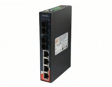 IPS-1042FA-MM-SC - 4FE PoE + 2 SC Multi-mode Unmanaged Ethernet Switch, IEEE 802.3af/at by ORing Industrial Networking
