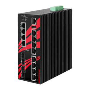 Antaira LMX-1604G-4XS-T - 16-Port Industrial Gigabit Managed Ethernet Switch, with 12*10/100/1000Tx and 4*10G SFP Slots; 48~55VD by ANTAIRA