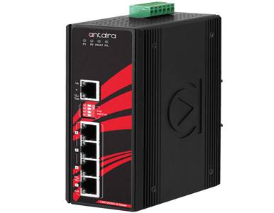 LNP-0500G-bt-T - 5-Port Industrial Gigabit IEEE 802.3bt PoE++ Unmanaged Ethernet Switch, w/4*10/100/1000Tx (90W/Port) and 1*10/1 by ANTAIRA