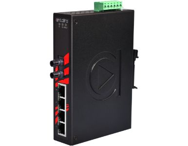 LNX-0501-ST-S3 - 5-Port Industrial Unmanaged Ethernet Switch, w/4*10/100Tx + 1*100Fx (ST) Single-mode 30Km by ANTAIRA