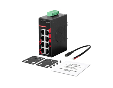 LNX-C800 - 8-Port Industrial Compact Unmanaged Ethernet Switch, w/8*10/100Tx by ANTAIRA