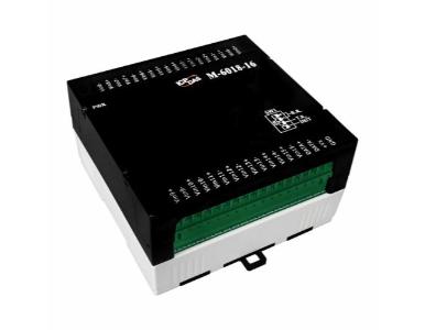 M-6018-16 - 16 Channel Differential Analog Input Module with Thermocouple, Voltage and Current Input types. Communicable over DC by ICP DAS