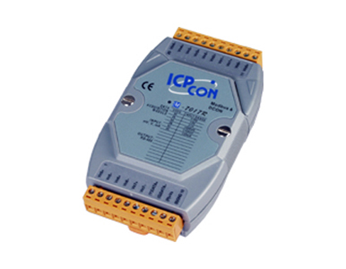 M-7017R - 8 Channel Voltage Input & Current Input Analog Input Data Acquisition Module, communicable over Modbus RTU and RS-485 by ICP DAS