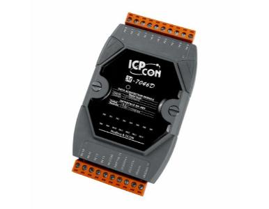 M-7046D - 15-channel Isolated Digital Input Module using the DCON or Modbus Protocol with LED Display (Gray Cover) (RoHS) by ICP DAS