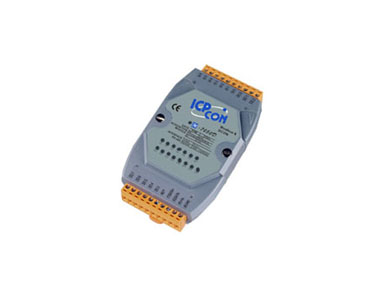 M-7050D - 7 Channel Digital Input and 8 Channel Digital Output Data Acquisition Module with Display, communicable over Modbus RT by ICP DAS