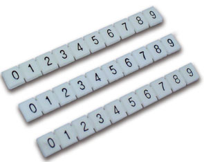 M-8003-PK - Marker with 0-9 numbering (100pcs) by MOXA