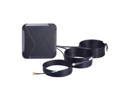 MAT-5G-PA-SM-3-06-3m - 6 dBi MIMO panel antenna with 3 SMA (male) connectors for cellular and GNSS applications, 3 m cable by MOXA