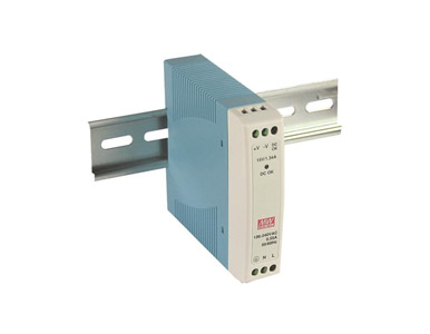 Mean Well MDR-10-15 - Industrial AC/DC DIN Rail Power Supply Single Output 15V 0.67A 10W by MEANWELL