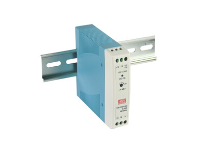 Mean Well MDR-20-15 - Industrial AC/DC DIN Rail Power Supply Single Output 15V 1.34A 20W by MEANWELL