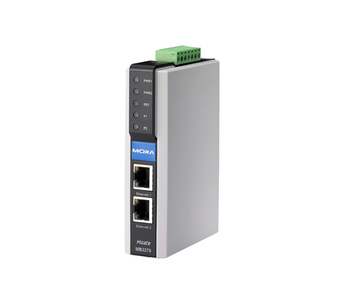 MGate MB3270I - 2 Port RS-232/422/485 advanced Modbus TCP to Serial Communication Gateway with 2 KV Isolation by MOXA