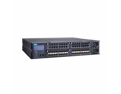 MRX-Q4064-L3-16XGS - Layer 3 modular managed 2.5 Gigabit Ethernet switch with 16 10GbE SFP+ ports, 3 slots for 16-port Gigabit by MOXA