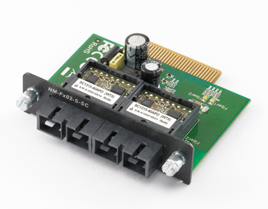 NM-FX02-M-SC-T - Two 100BaseFx multi mode Ethernet with SC connector module, -40 to 75  Degree C by MOXA