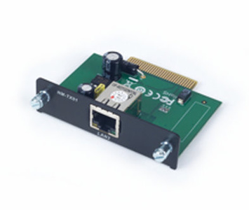 NM-TX01-T - Ethernet module with 1 10/100BaseTX port with RJ45 connector, -40 to 75  Degree C by MOXA