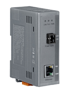 NS-200WDM-B - Industrial Single Strand 10/100 Base-T(x) to 100 Base-FX Media Converter,TX 15500 nm, RX 1310 nm, SC by ICP DAS