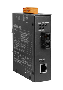 NSM-200LX - 1000 Base-T to 1000 Base-LX/SX Fiber Media Converter, 10 KM distance by ICP DAS