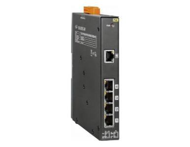 NSM-205PSE-24V - Unmanaged 5-Port 10/100 Mbps PoE(PSE) Ethernet Switch with Metal Casing; 24 VDC Input. by ICP DAS