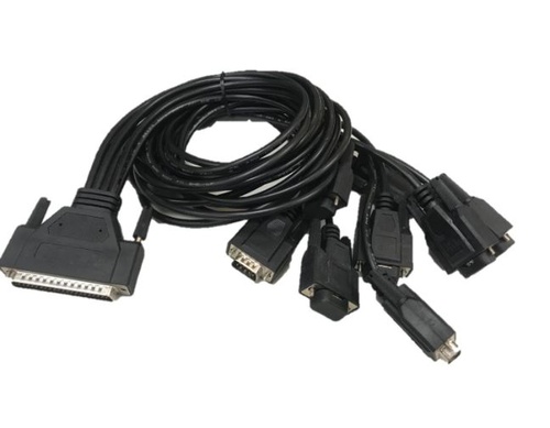 OPT8H-AE - 1m Male DB-62 to 8x Male DB-9 Cable by Advantech/ B+B Smartworx