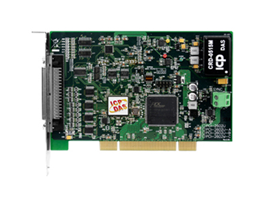 PCI-2602U - Universal PCI, 16 channel, 1 MS/s, 16 bit Analog inputs, 2 AO, 32 DIO by ICP DAS