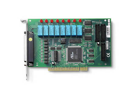PCI-7251 - Extended Board for PCI-7250    (8 Relay & 8 Isolated D/I  Card) by ADLINK