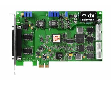 PEX-1202H - PCI Express, 44 KS/s, 32-ch, 12-bit Multi-function Board (1 K word FIFO) by ICP DAS