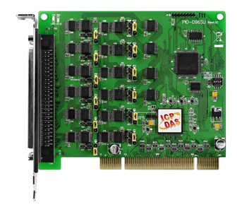 PIO-D96SU - Universal PCI, 96-channel digital I/O, opo-22 by ICP DAS