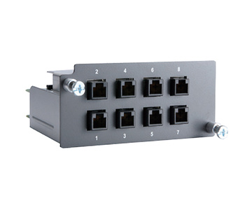 Moxa PM-7200-8MTRJ - Fast Ethernet Module with 8 100BaseFX multi-mode port with MTRJ connector by MOXA