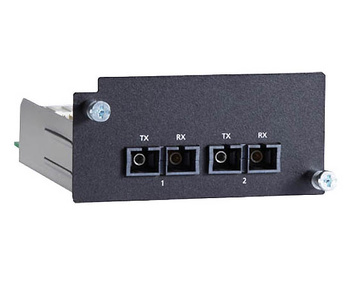 PM-7500-2SSC - Fast Ethernet module with 2 100BaseFX single-mode ports with SC connectors by MOXA
