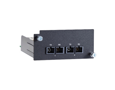 Moxa PM-7500-2SSC - Fast Ethernet module with 2 100BaseFX single-mode ports with SC connectors by MOXA